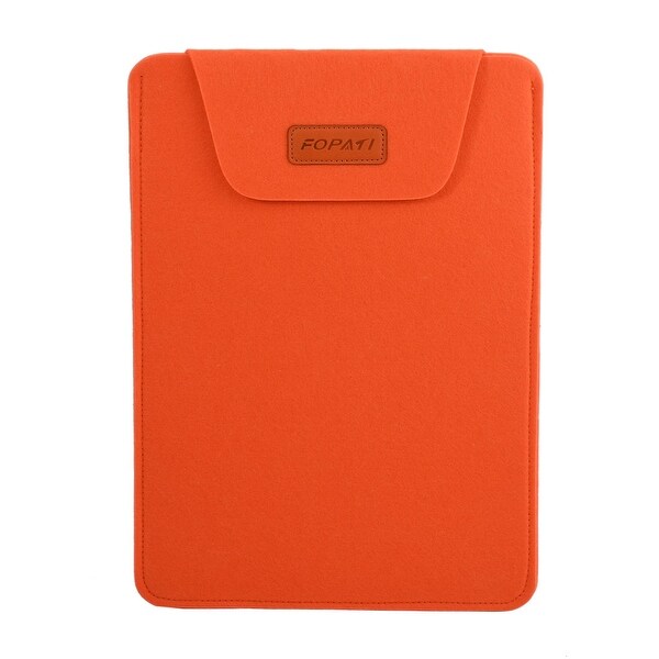 Unique Bargains Wool Felt Notebook Sleeve Case Orange for ...