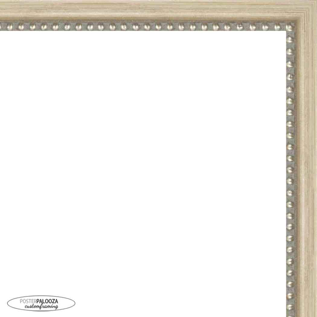 20x17 Ornate Silver Complete Wood Picture Frame with UV Acrylic, Foam Board Backing, & Hardware