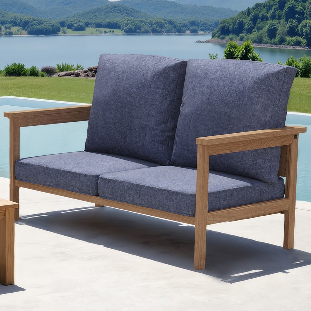 21 W in x 22 D in. Outdoor Deep Seat Chair Cushion Set Dining Patio Chair Pad Set