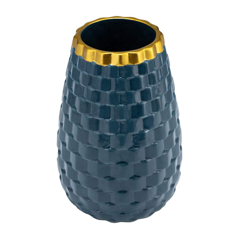 Sagebrook Home Modern Textured Ceramic Vase
