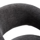 preview thumbnail 8 of 7, Modrest Angie Modern Dark Grey Fabric Accent Chair