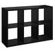 preview thumbnail 11 of 13, ClosetMaid 6-Cube Decorative Storage Organizer Black