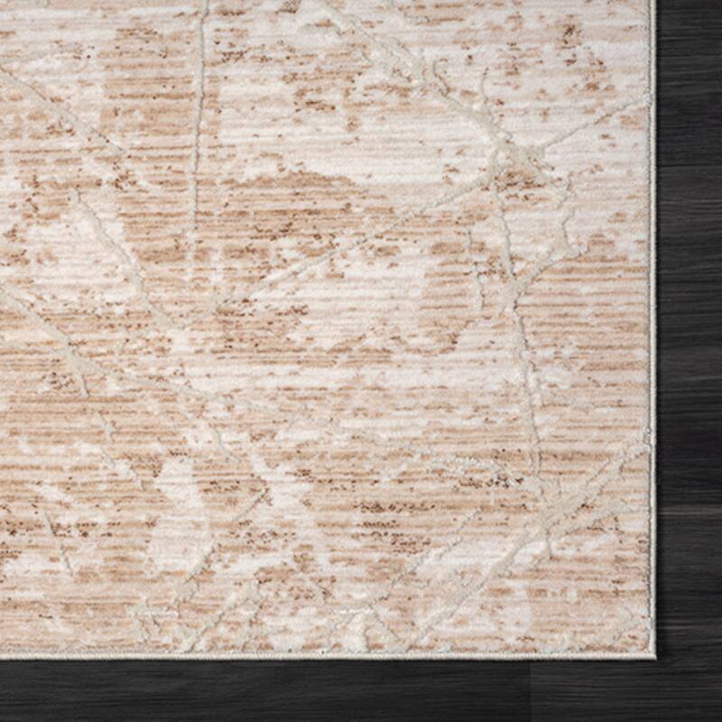 Sevita Lancaster Beige Abstract Area Rug
