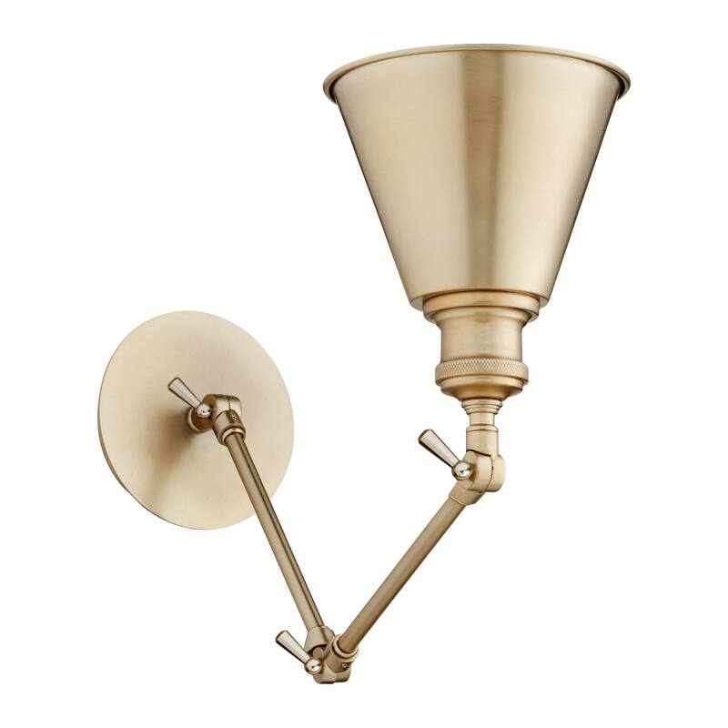 Quorum International N/A 30" Tall Wall Sconce - Aged Brass