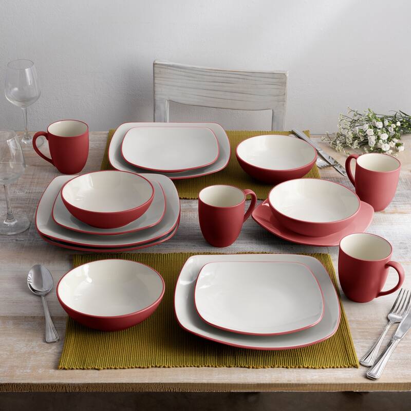Noritake Colorwave 16-Piece Square Set, Service For 4