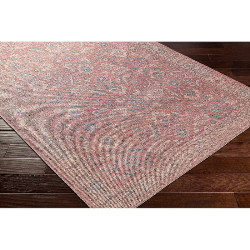 Artistic Weavers Anais Vintage Floral Printed Machine Washable Area Rug