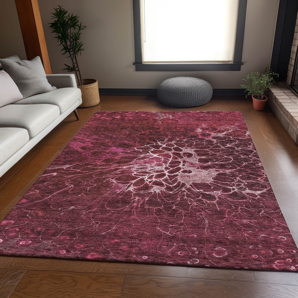 Premium Washable Super Soft Modern Floral Mayfield Rug