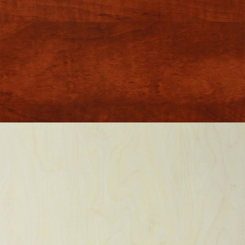 48" x 30" Standard Rectangle Table Top- Ash Grey/ White