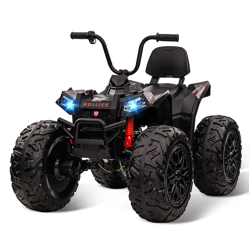 24V Kids ATV Ride on Car 4WD Quad Electric Vehicle - Black