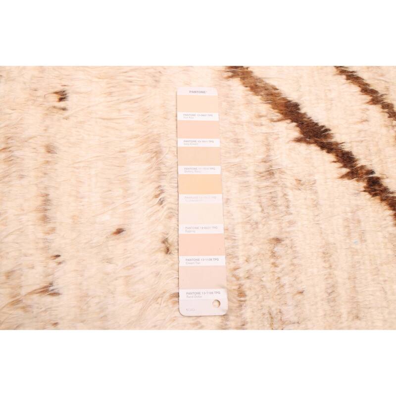 ECARPETGALLERY Hand-knotted Pak Finest Marrakesh Beige Wool Rug - 9'1 x 11'10