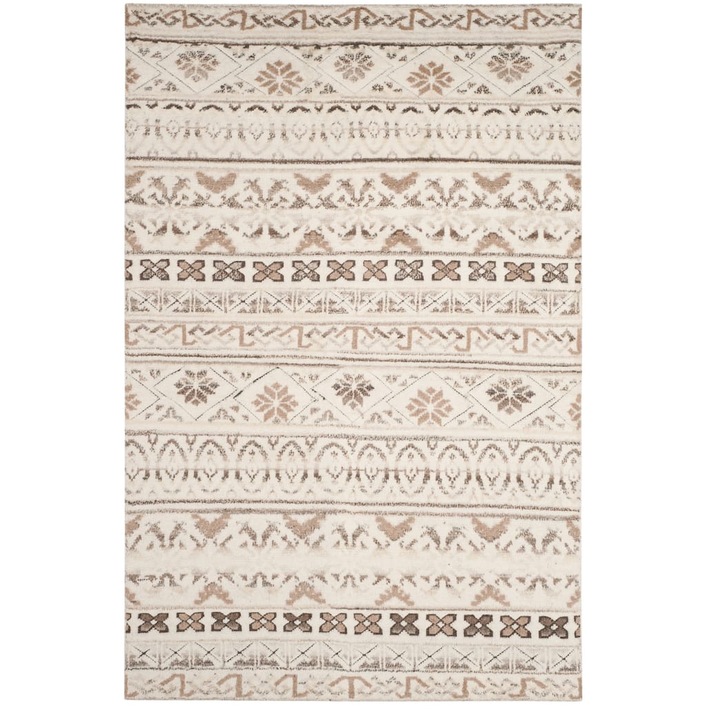 SAFAVIEH Hand-knotted Challe Eugeniya Southwestern Tribal Wool Rug