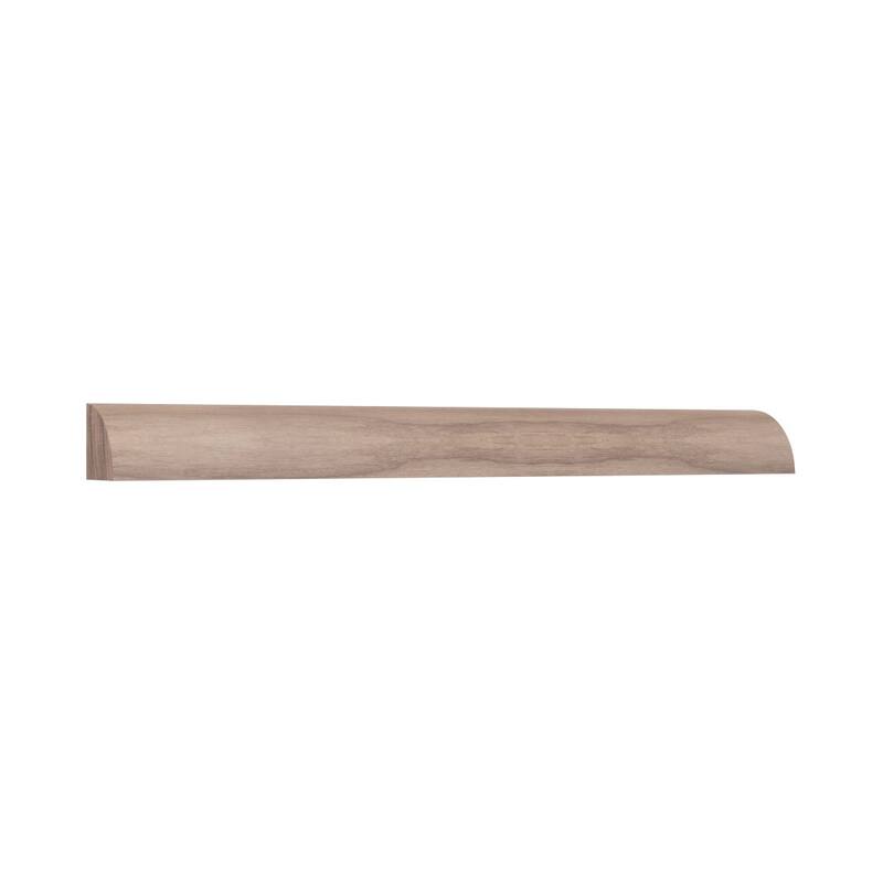 WM106: 11/16-in D x 11/16-in W x 96-in L Americraft Solid Hardwood Stain Grade Quarter Round