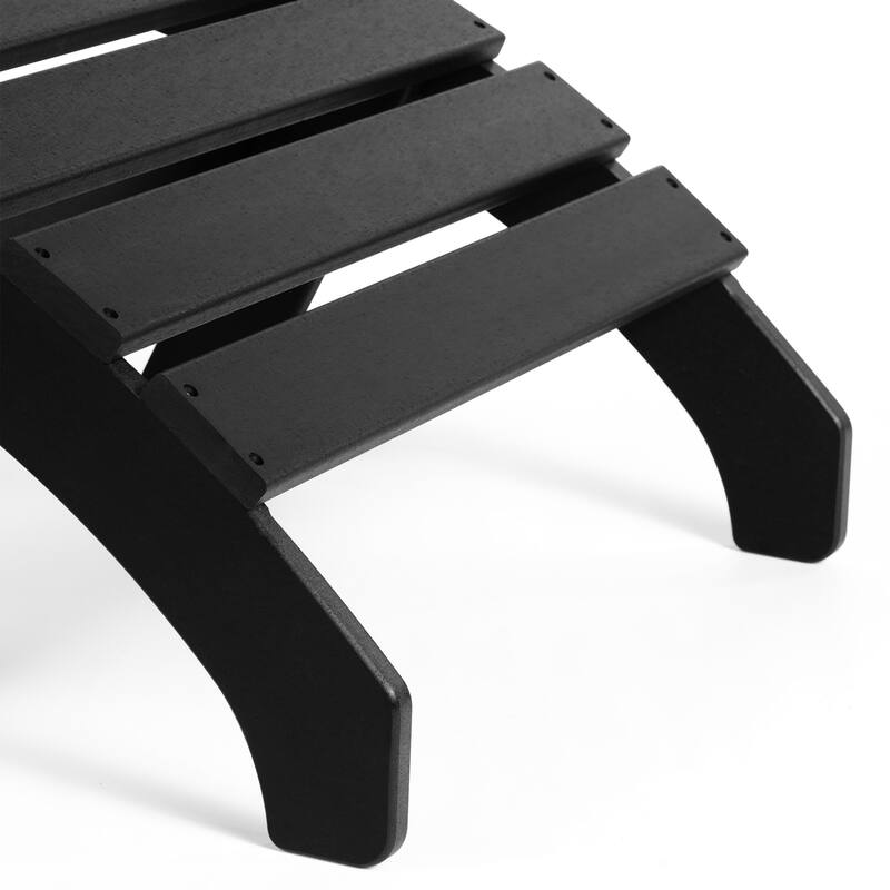 Polytrends Altura Outdoor Adirondack Folding Ottoman