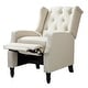 preview thumbnail 35 of 87, Debora Wingback Button Tufted Push-back Recliners Set of 2 by HULALA HOME