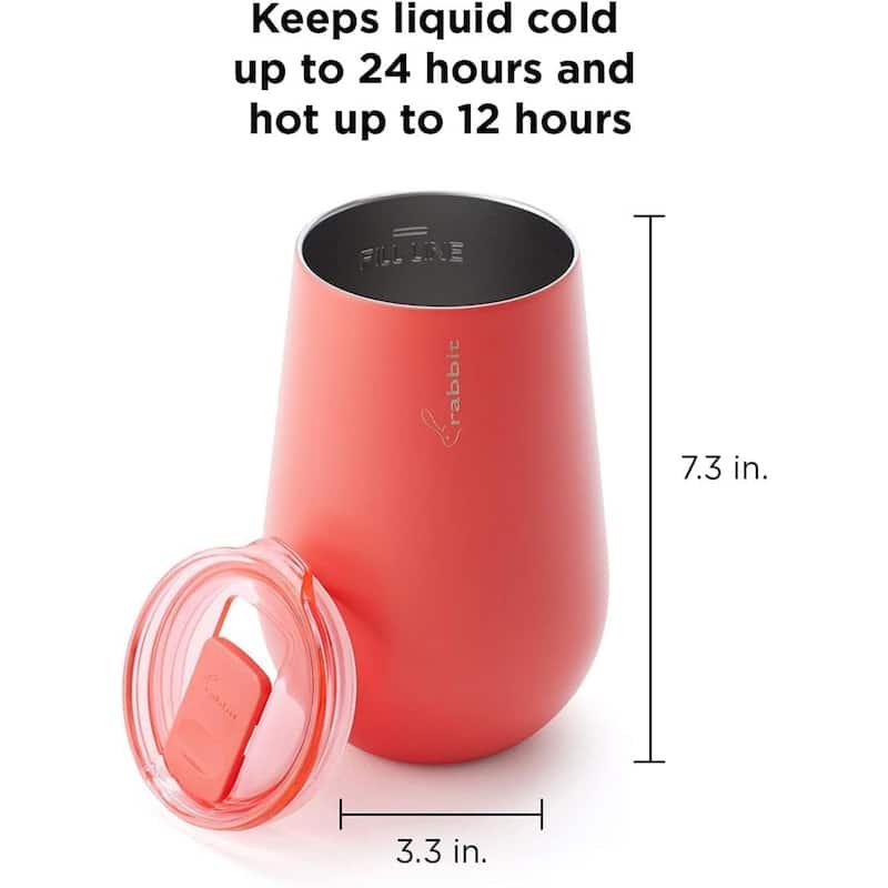 Rabbit Set of 4 Stainless Steel Tumblers - 12 oz