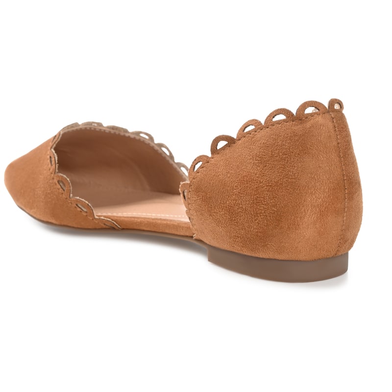 Journee Collection Women's Jezlin Slip On Almond Toe Ballet Flats