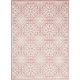 preview thumbnail 127 of 129, Nourison Jane Floral Medallion Indoor only Area Rug 5' 3" x 7' 3" - Ivory/Pink