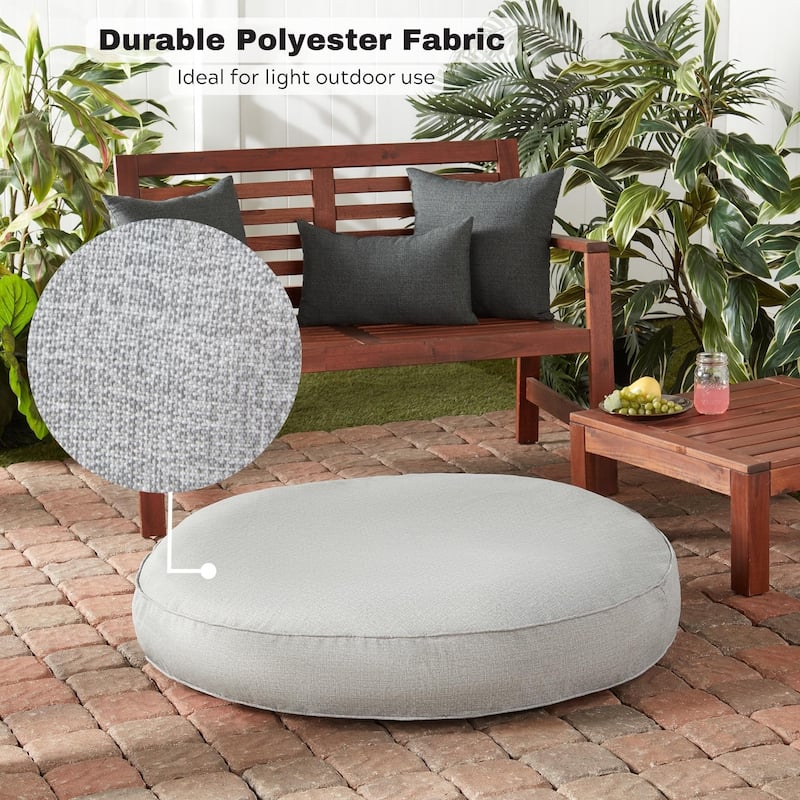 Gordie Round Indoor/Outdoor Pillow Dog Bed