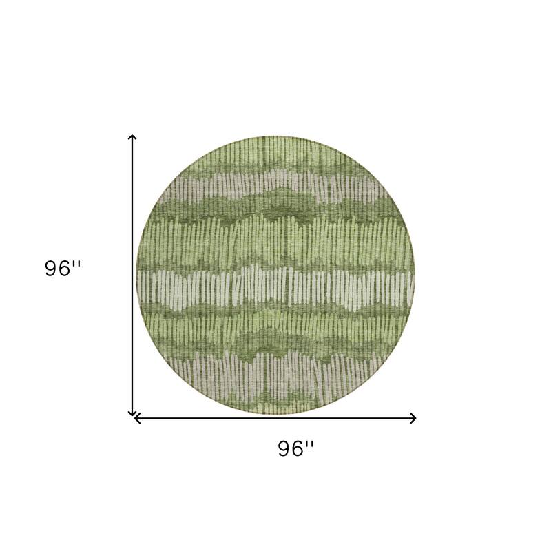 HomeRoots Striped Transitional Rectangle Outdoor Rug