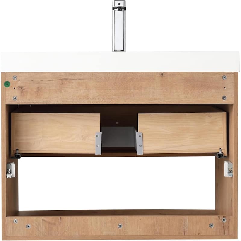 Blossom Bergen Wall Mounted Floating Bathroom Vanity with Sink