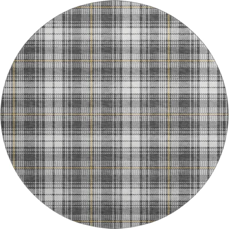 Premium Washable Super Soft Farmhouse Plaid Mayfield Rug