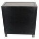 preview thumbnail 10 of 28, Silver Orchid Fonda Glam Mirrored Cutout 3-drawer Chest