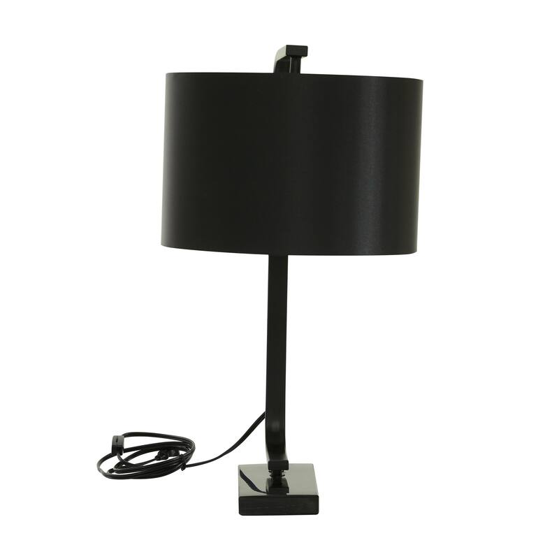 Black Metal Room Desk Lamp - 12 x 18 x 22