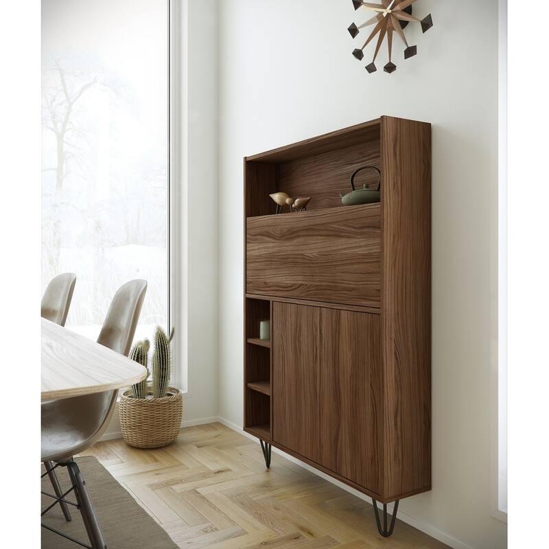 Nexera Slim Secretary Desk