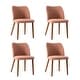 preview thumbnail 46 of 64, HULALA HOME Melisa Solid Wood Dining Chair Set of 4