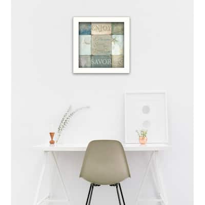 TrendyDecor4U Contemporary "Live in the Sunshine" Framed Print Wall Art by Dee Dee