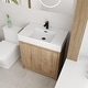 preview thumbnail 43 of 61, BNK 24/30/48/60 inch Freestanding Resin Sink Bathroom Vanity with Soft Close Door and Adjustable Shelf