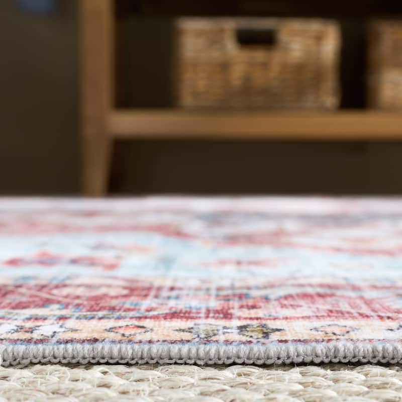 Martha Stewart Savastina Machine Washable & Slip Resistant Rug