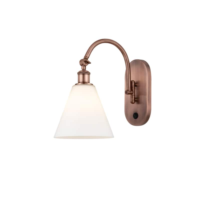 Innovations Lighting 518-1W-14-8 Berkshire Sconce Berkshire 14" Tall