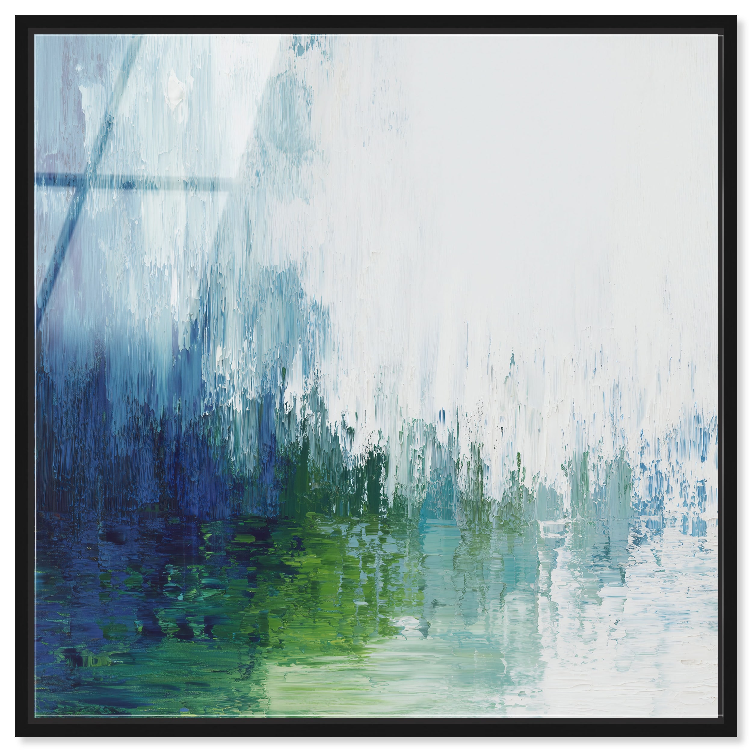 Glacial Thaw II Blue Wall Decor Acrylic Print by Art Remedy