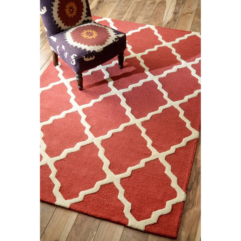 Nuloom Hand Hooked Marrakech Trellis Area Rug