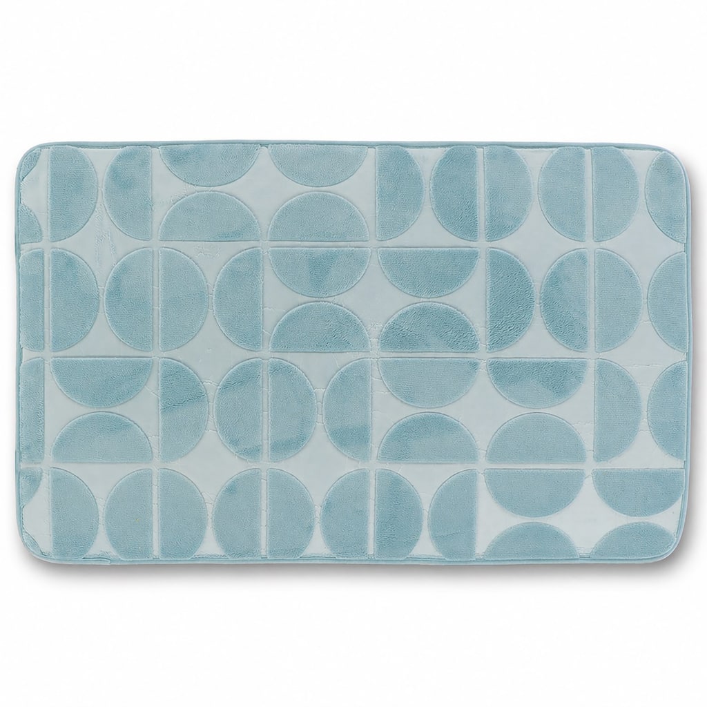 Demi-Lune Memory Foam Bath Mat, 19.7 x 31.5 in