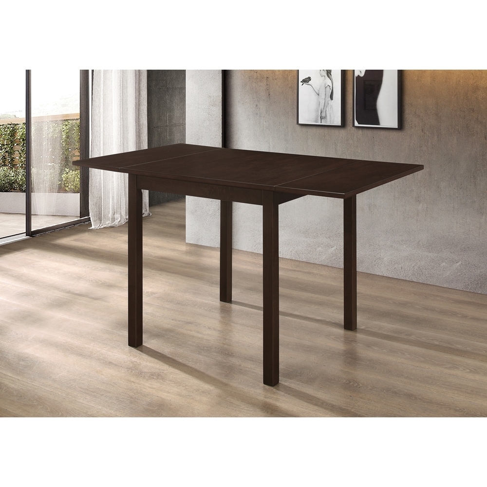 Rectangular Extension Dining Table With Cappuccino Finish