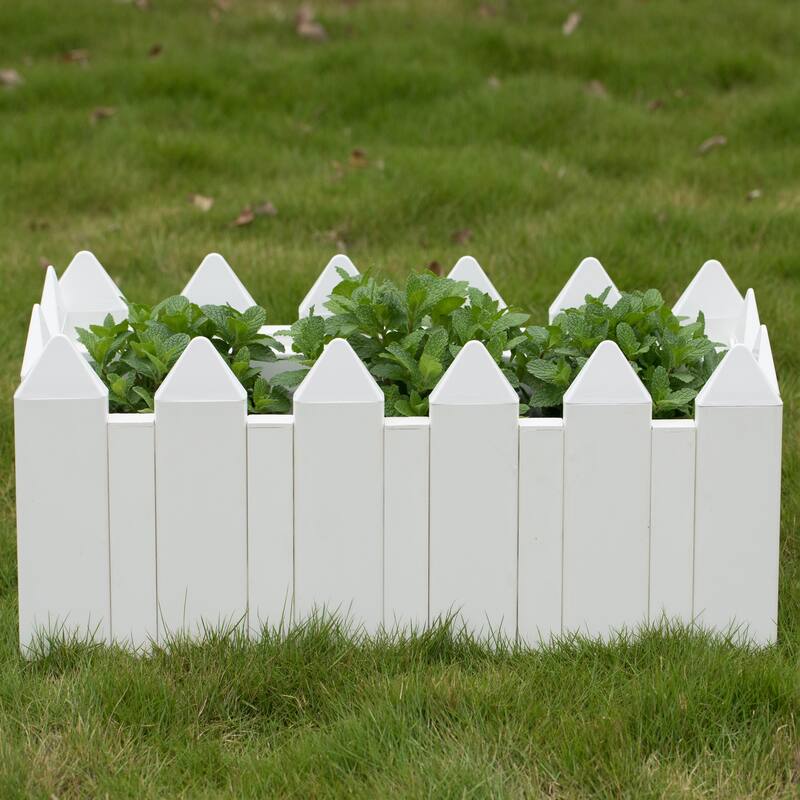 Vinyl Planter Box Garden Bed Flower Pot