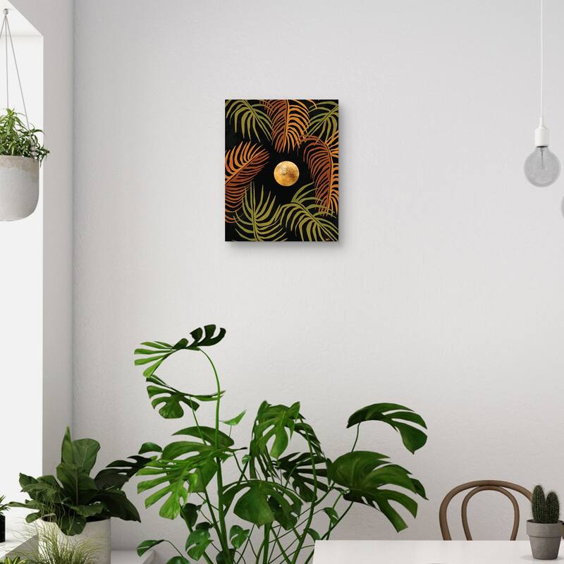 Tropical Night Canvas Art Print