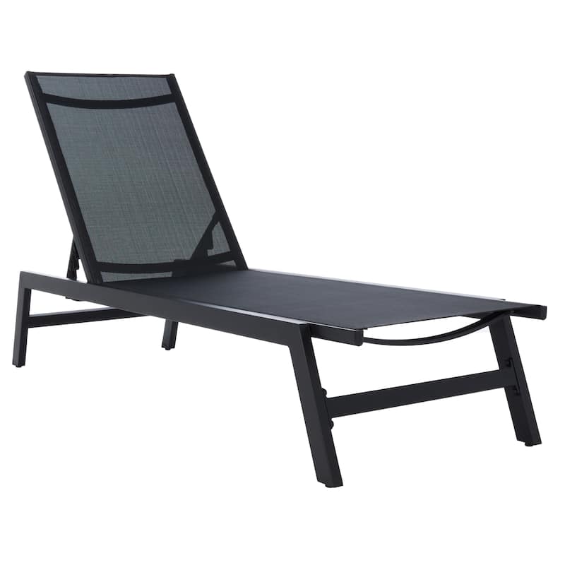 SAFAVIEH Outdoor Jaylah Chaise Lounge Chair - 74Wx23Dx14H
