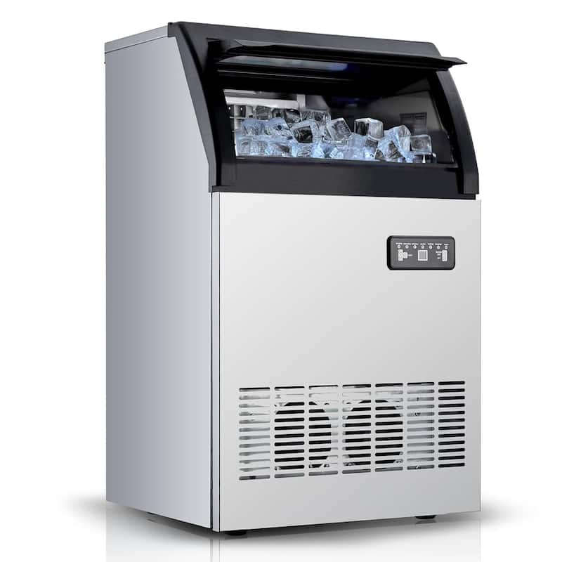 Commercial Ice Maker Machine, Self Cleaning 120lbs/24H - N/A