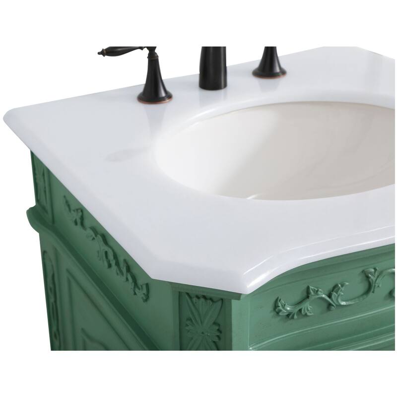 Elegant Lighting VF10124-VW Danville 24" Free Standing Single Basin
