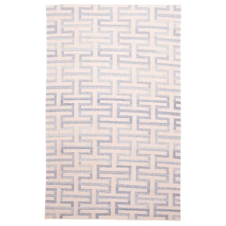 ECARPETGALLERY Flat-Weave Ankara FW Pink Wool Kilim - 5'0 x 8'1