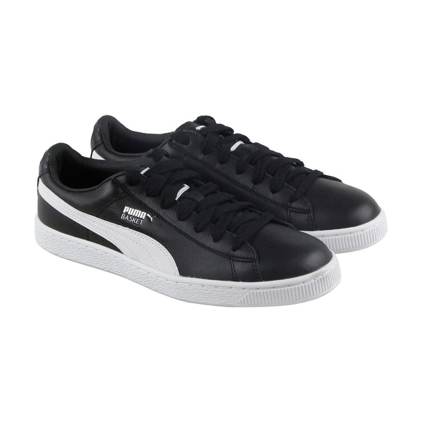 puma basket classic black leather