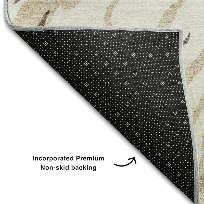 Premium Washable Super Soft Abstract Contemporary Mayfield Rug