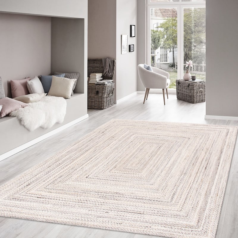 Pasargad Home Lagos Braided Indoor/Outdoor Area Rug
