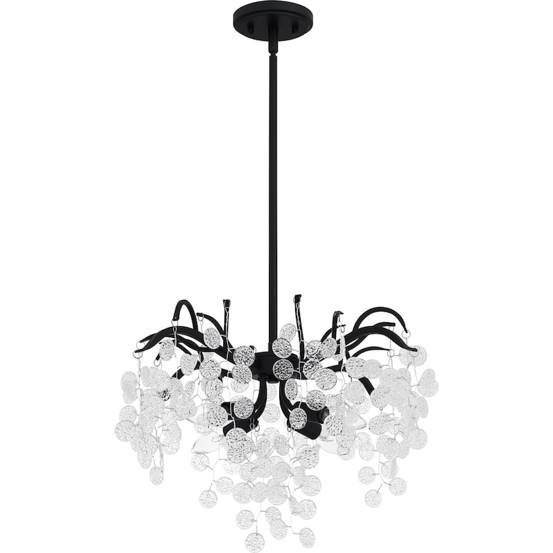 Maple Four Light Pendant - Earth Black