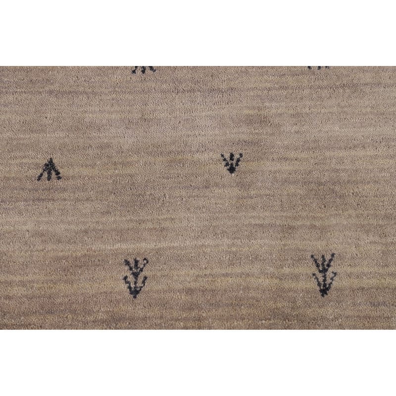 Gabbeh Oriental Area Rug Handmade Tribal Wool Carpet - 5'1"x 8'0"