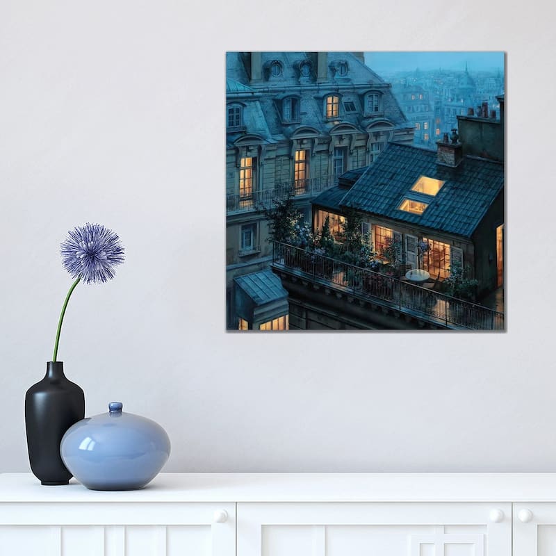 iCanvas "Rooftop Hideout" by Evgeny Lushpin Canvas Print - 18x18x1.5