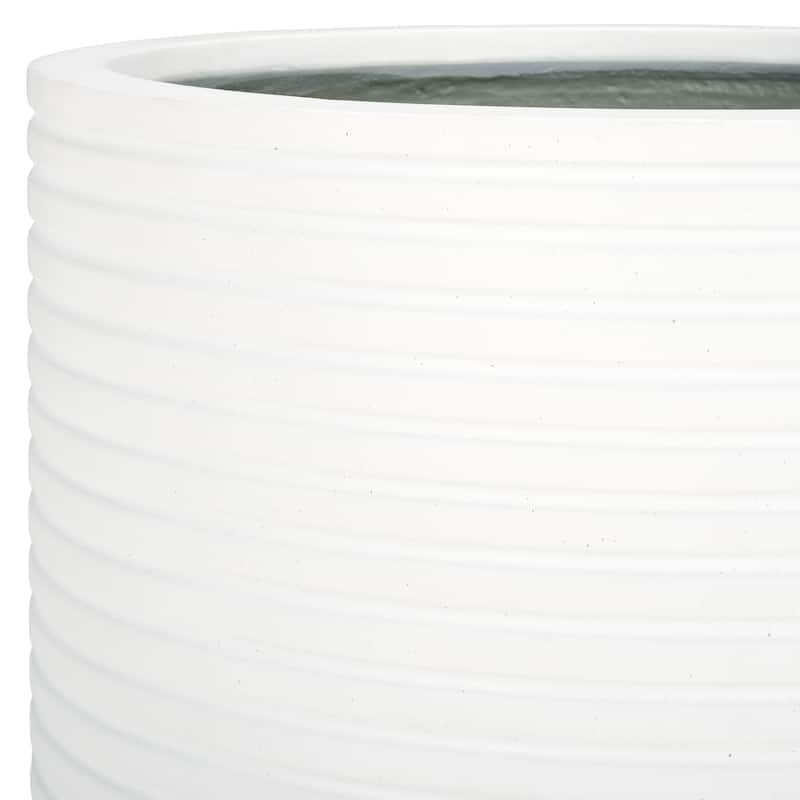 SAFAVIEH Outdoor Living Nardo Planter Pot [SET of 2] - 18"W x 18"D x 15"H